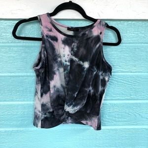 Tie dye yoga tank